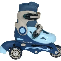 Rollers évolutifs 3 roues bleu taille 27-30