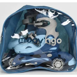 Rollers évolutifs 3 roues bleu taille 27-30