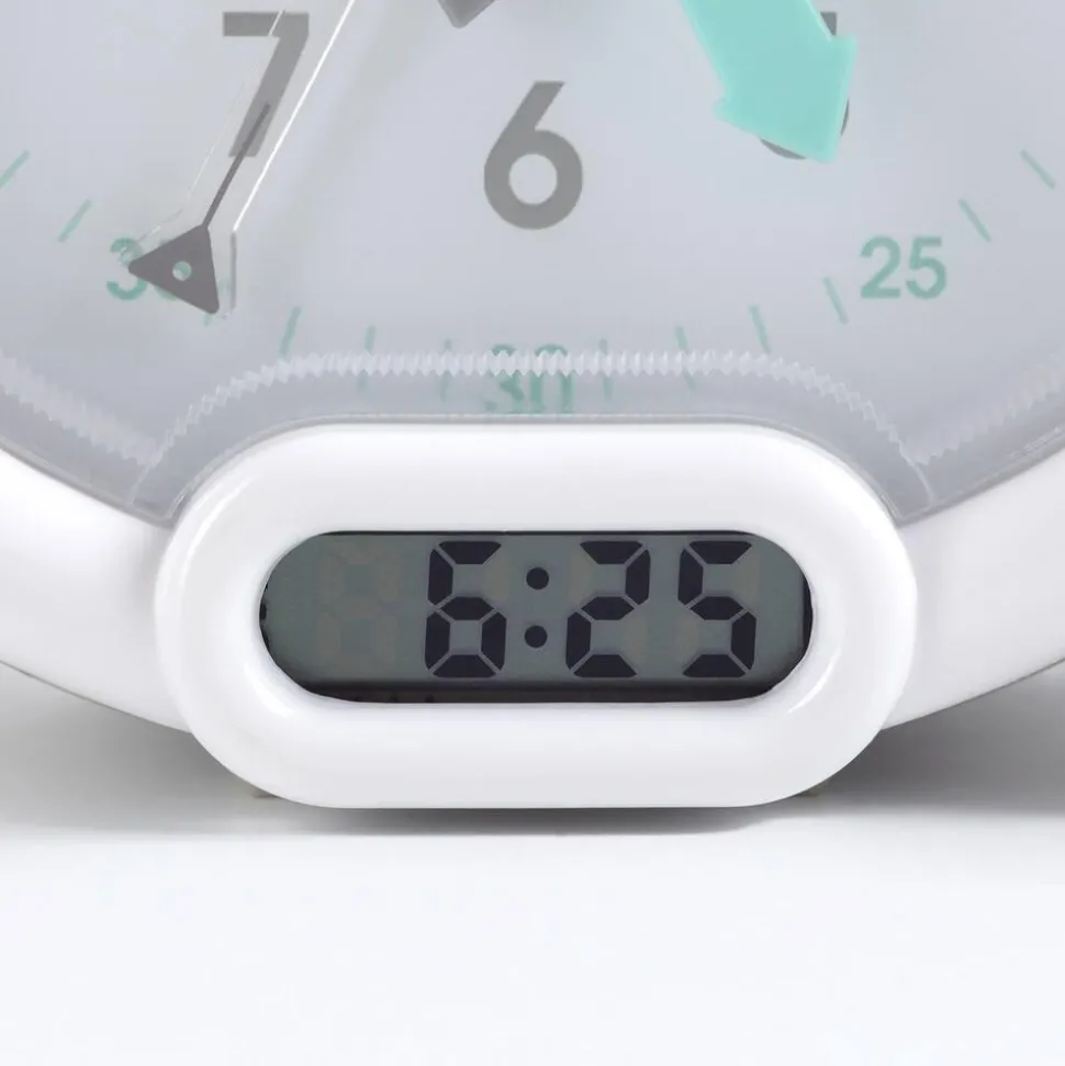 Réveil Kid Sleep Clock Bleu - Apprentissage de l'heure et Veilleuse Intégrée