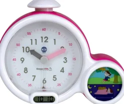 Réveil Multifonctions Kid Sleep Clock Rose, Apprentissage Facile De L'heure