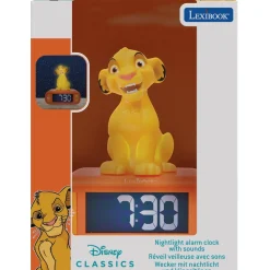 Réveil Veilleuse avec effets sonores Simba Le roi Lion