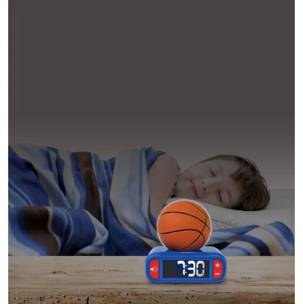 Réveil veilleuse ballon de basket