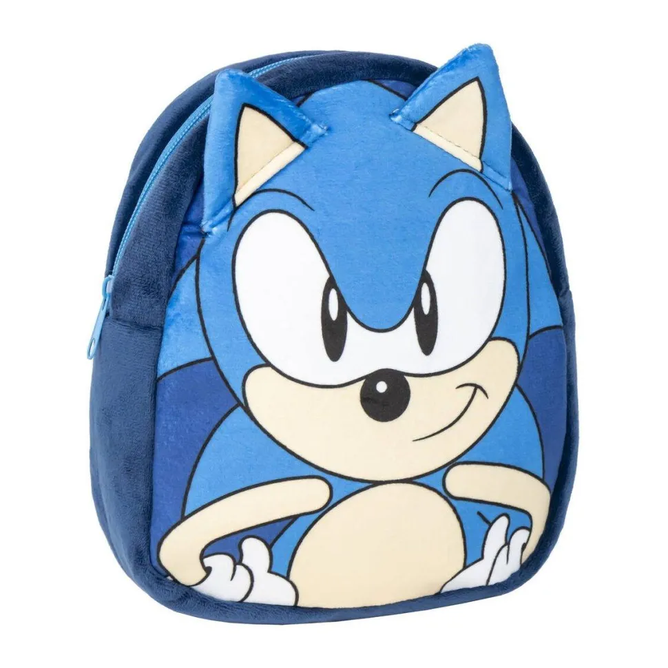 Sac à dos en peluche Sonic