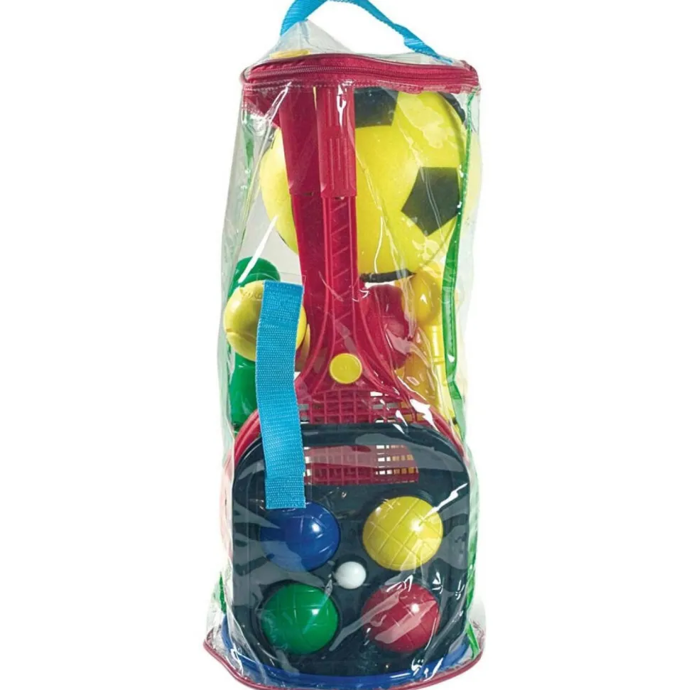 Sac avec 5 jeux d'extérieur