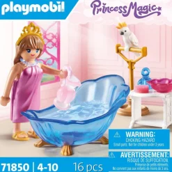 Salle de bain royale avec princesse Playmobil Princess Magic 71850