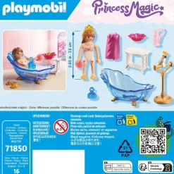 Salle de bain royale avec princesse Playmobil Princess Magic 71850