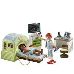 Scanner médical avec patiente Playmobil Action Heroes 71618