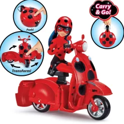 Scooter transformable de Ladybug Miraculous