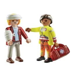 Secouriste avec blessé Playmobil duo 71506
