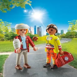 Secouriste avec blessé Playmobil duo 71506