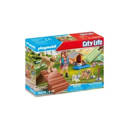 Set cadeau éducatrice de chiens - Playmobil City Life 70676