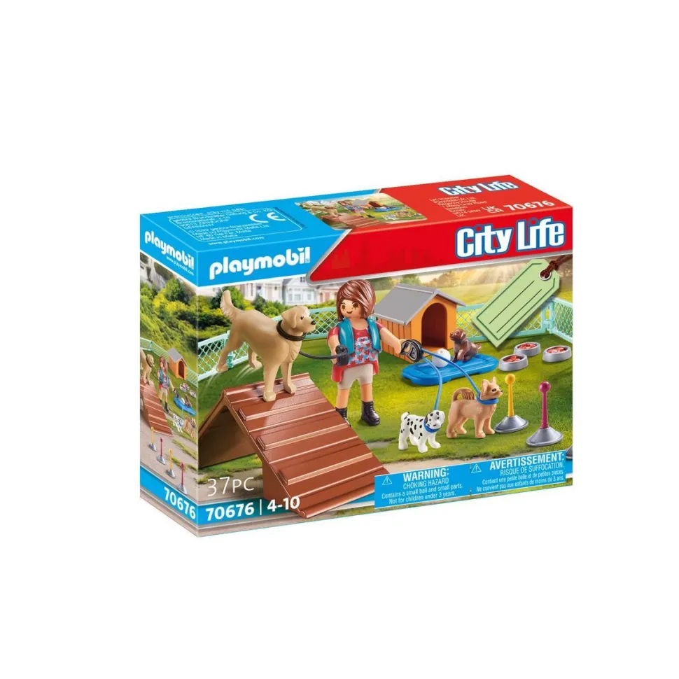 Set cadeau éducatrice de chiens - Playmobil City Life 70676