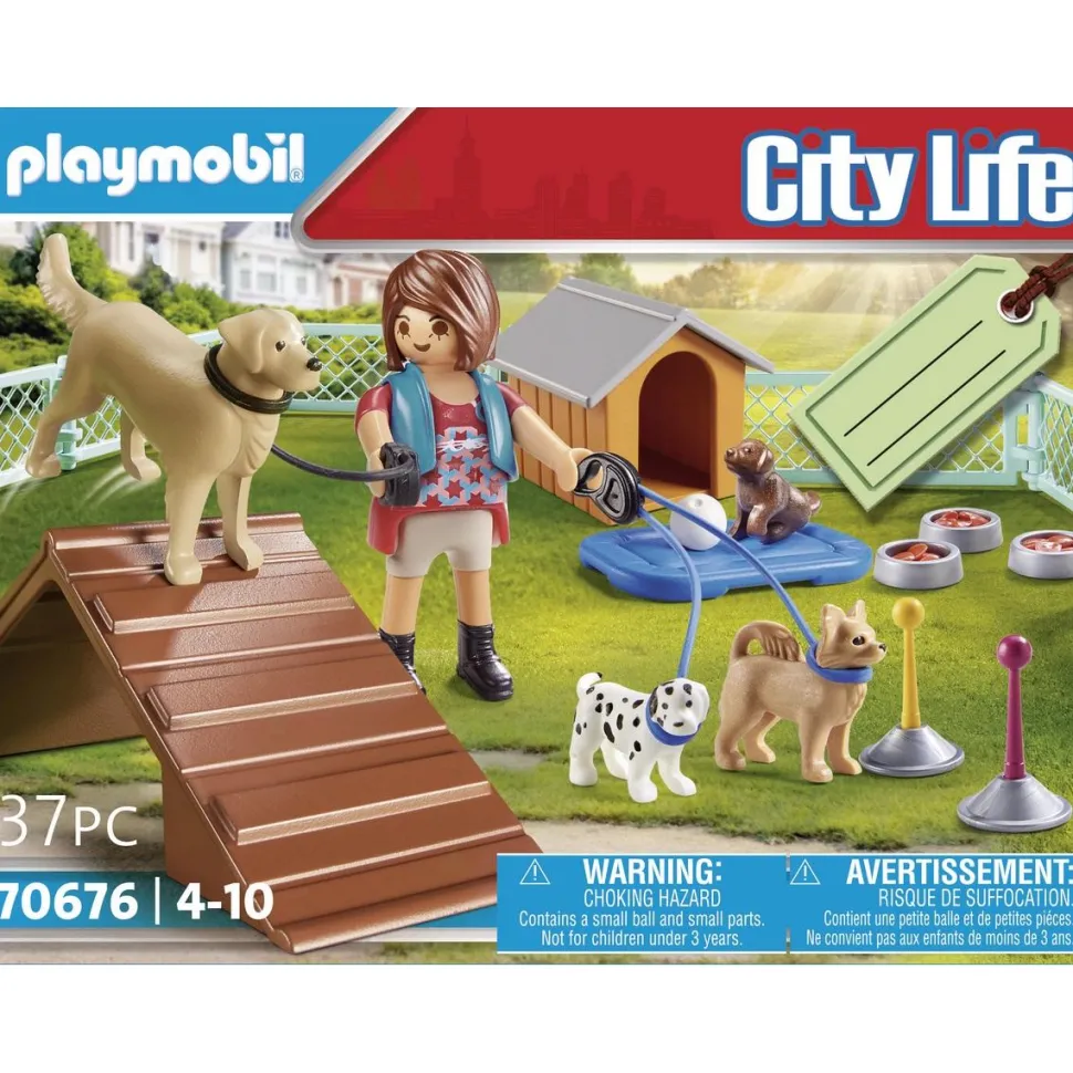 Set cadeau éducatrice de chiens - Playmobil City Life 70676