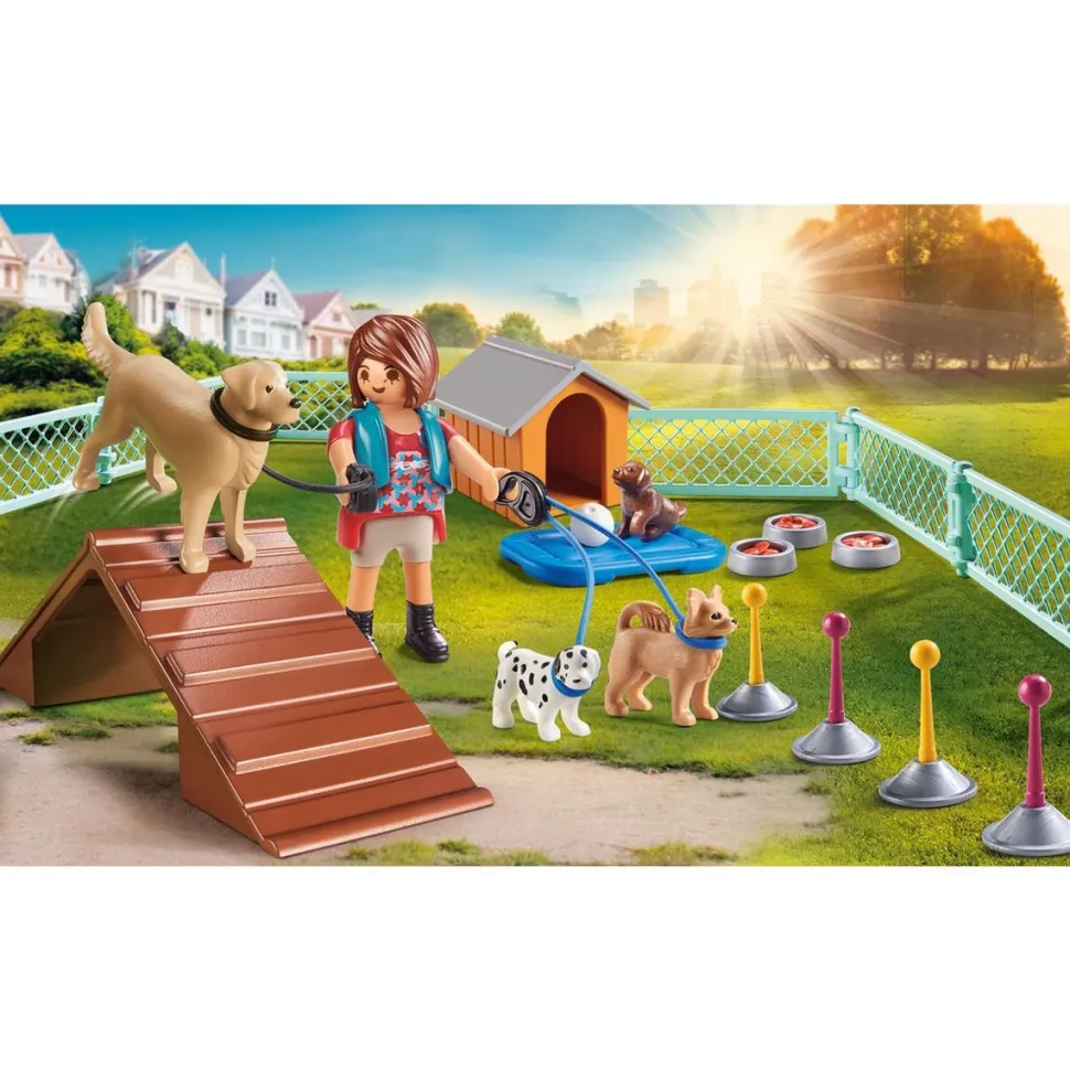 Set cadeau éducatrice de chiens - Playmobil City Life 70676