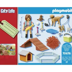 Set cadeau éducatrice de chiens - Playmobil City Life 70676