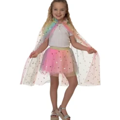 Set cape et tutu arc-en-ciel
