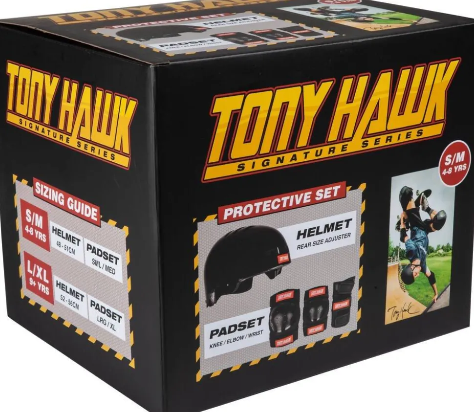 Set de protections et casque Tony Hawk 9