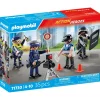 Set métiers de la police : 4 policiers PLAYMOBIL ACTION HEROES 71730