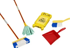 Set Nettoyage Pure Fresh et panneau risque de glissade