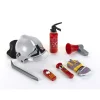 Set pompier avec casque et mégaphone - 7 pièces