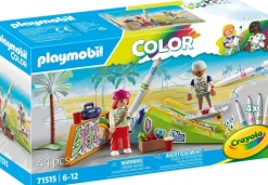 Skateurs avec rampe Playmobil Color 71515