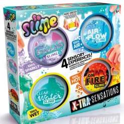 Slime pack de 4 pots texturés Xtra Senstations