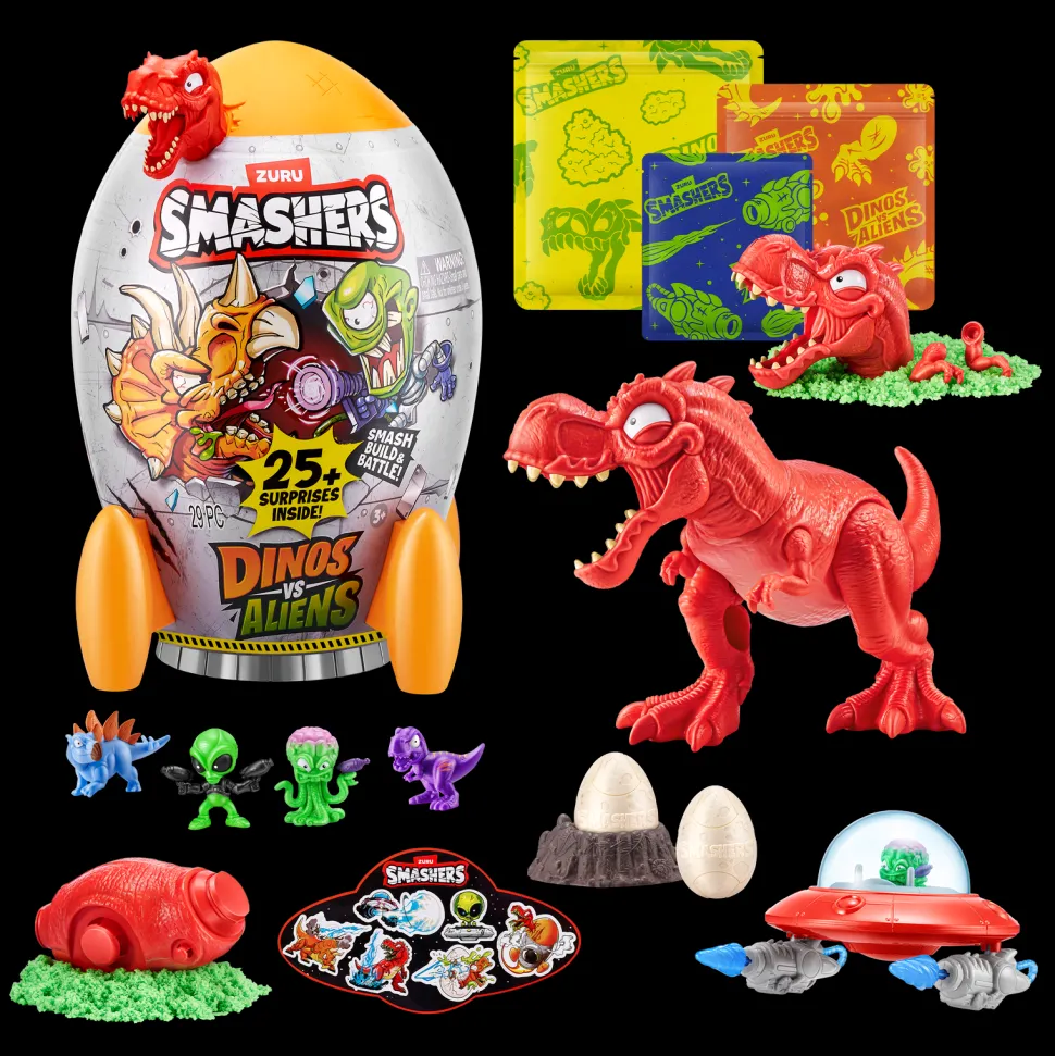 Smashers Dino vs Alien