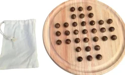 Solitaire En Bois Nom D'un Pion