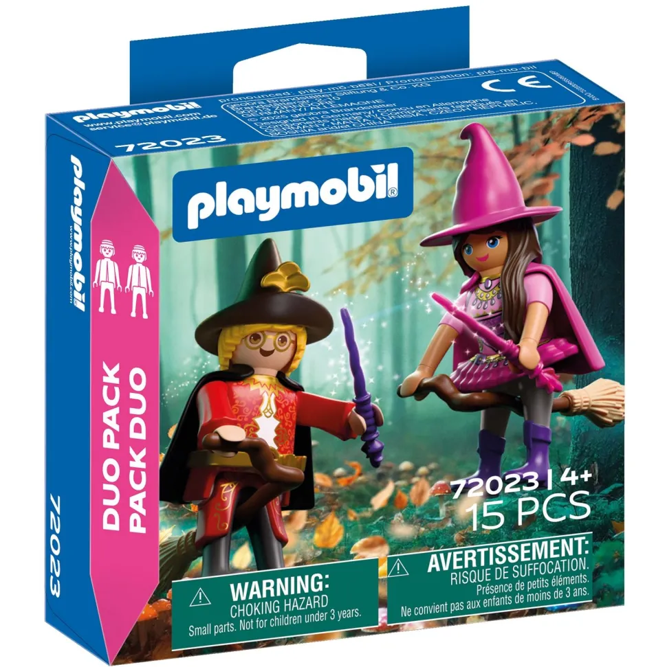Sorcière et sorcier Playmobil duo 72023