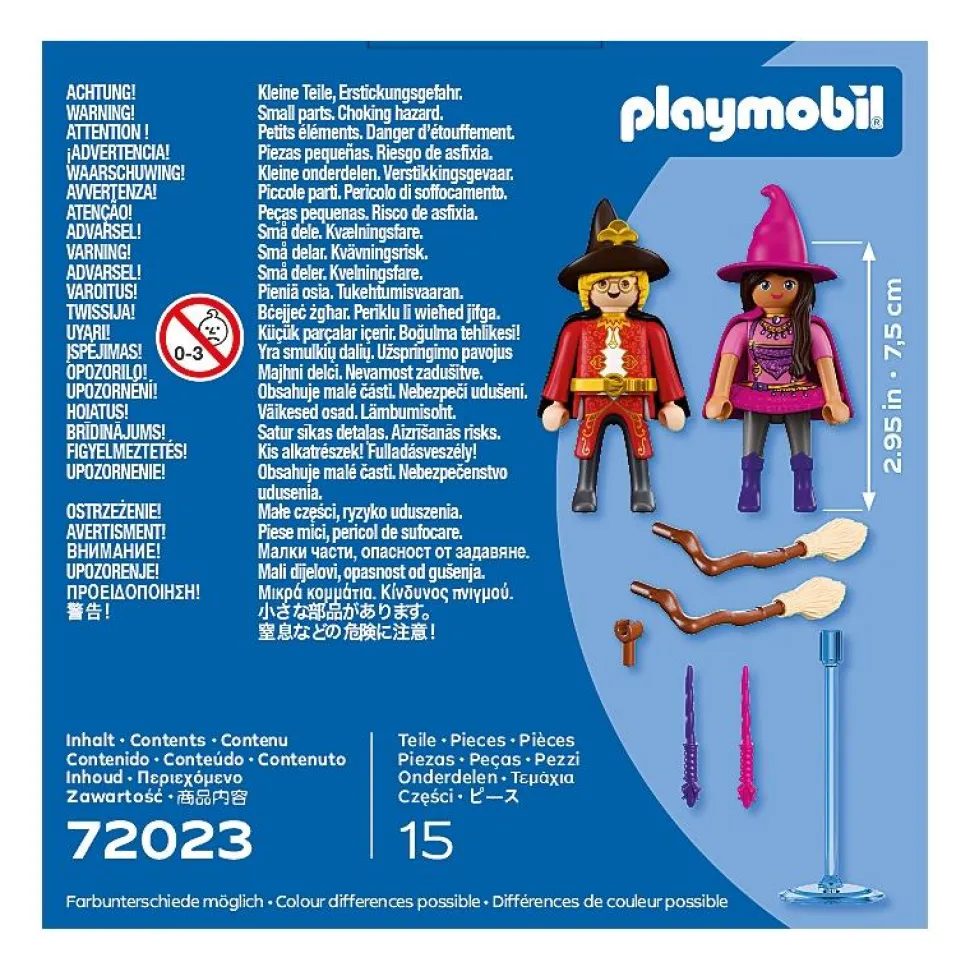Sorcière et sorcier Playmobil duo 72023
