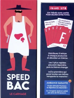 Speed Bac Rouge - Petit Bac pour les plus grands