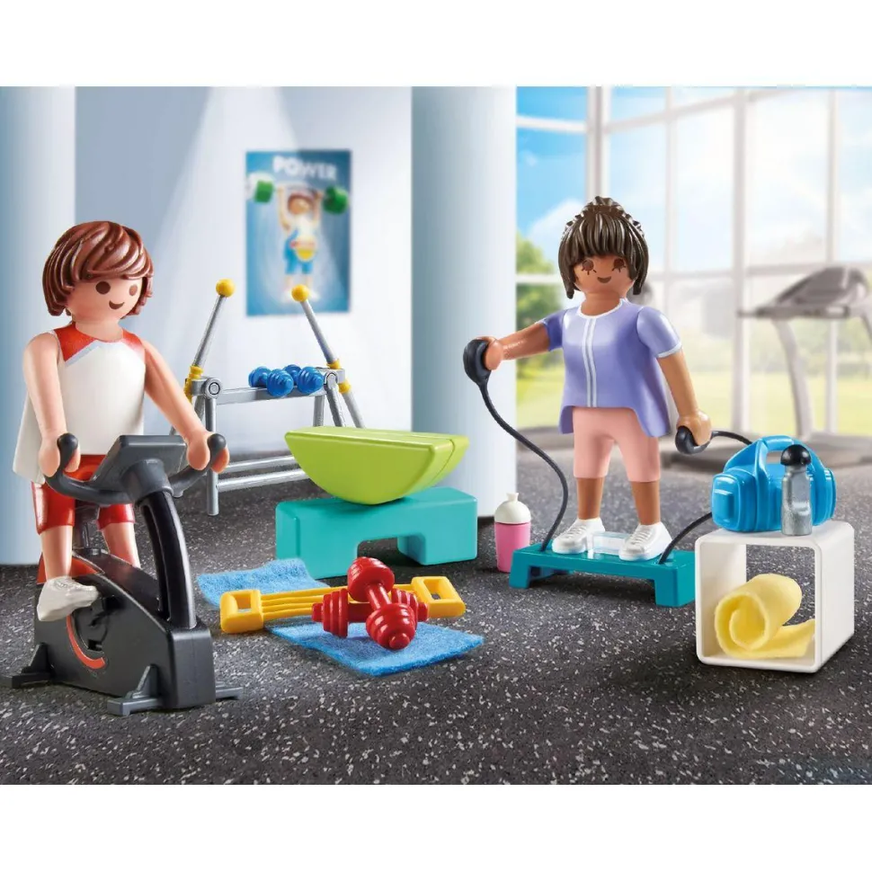 Sportifs avec matériel de fitness PLAYMOBIL MY LIFE 71806