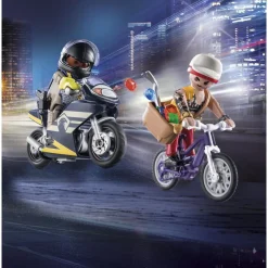 Starter Pack Agent et Voleur Playmobil City Action 71255