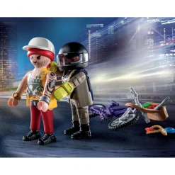 Starter Pack Agent et Voleur Playmobil City Action 71255