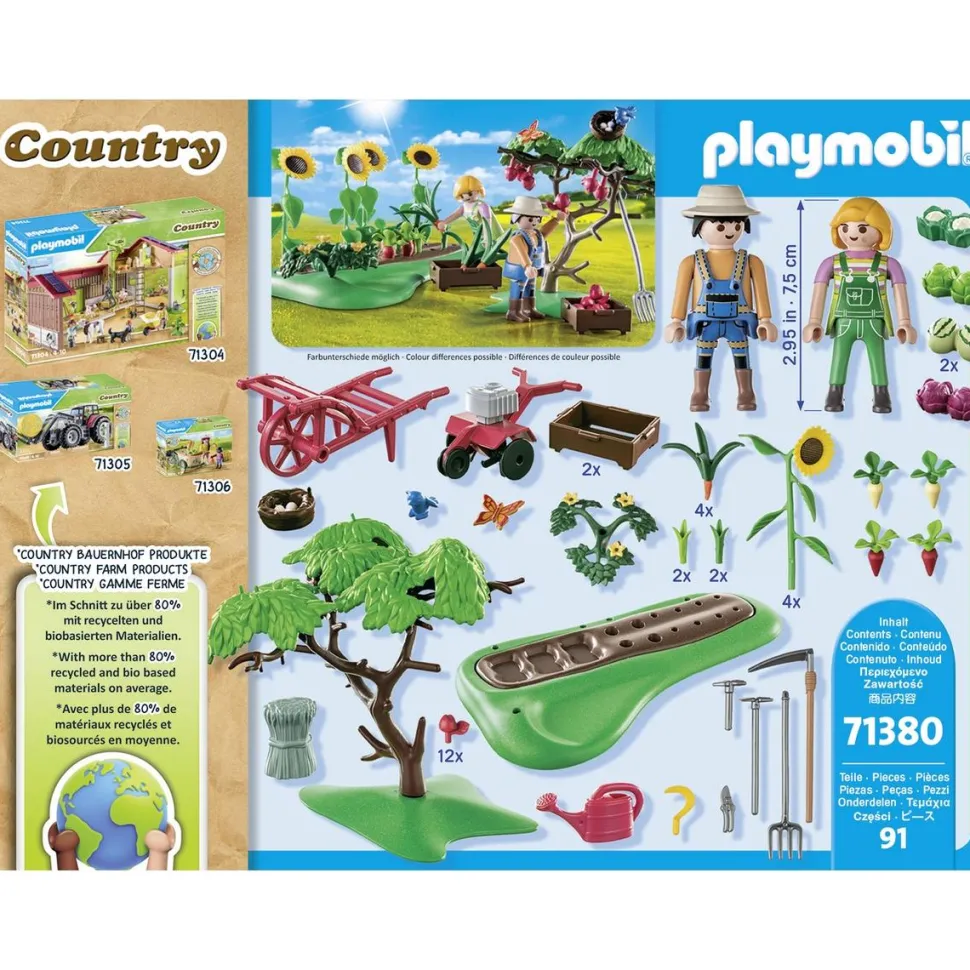Starter Pack Jardin potager Playmobil Country 71380