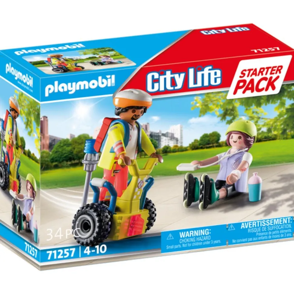 Starter Pack Secouriste avec giropode Playmobil City Life 71257