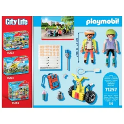 Starter Pack Secouriste avec giropode Playmobil City Life 71257