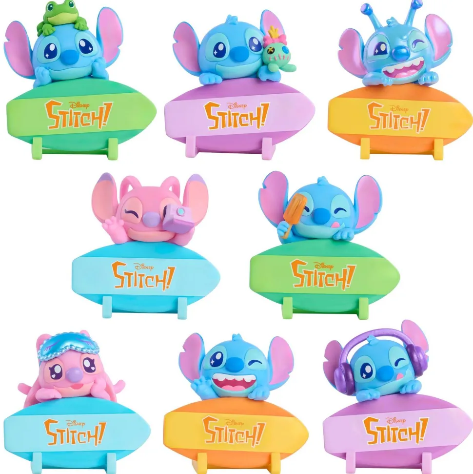 Stitch Attachmeez Figurine Stitch ou Angel à accrocher et collectionner
