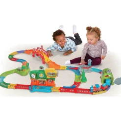 Super circuit train éducatif et Adam le train marchand Tut Tut Bolides