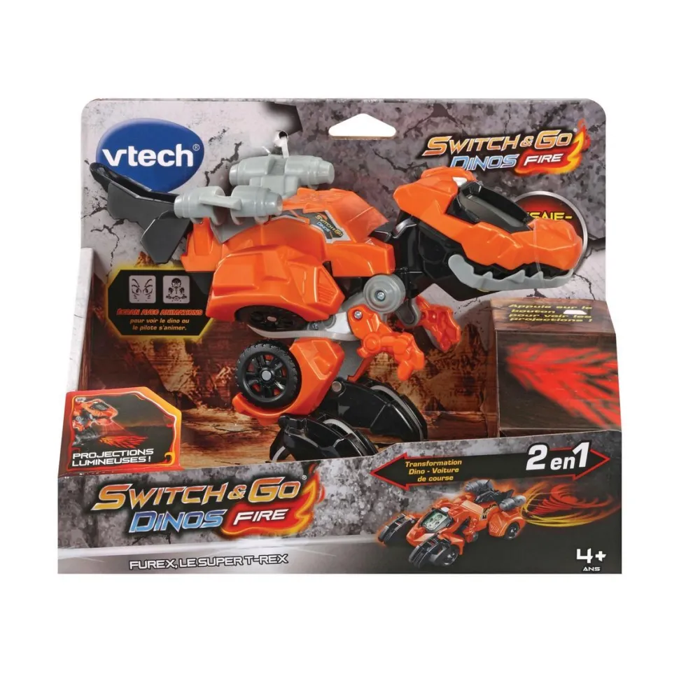Switch & Go Dinos Fire : Furex, le super T-rex