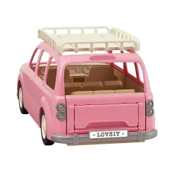 Sylvanian Families - Le monospace rose et set de pique-nique 5535