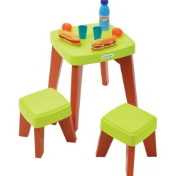 Table de pique-nique avec 2 tabourets