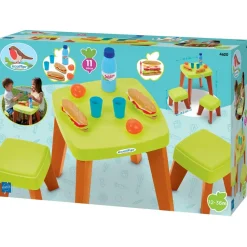 Table de pique-nique avec 2 tabourets