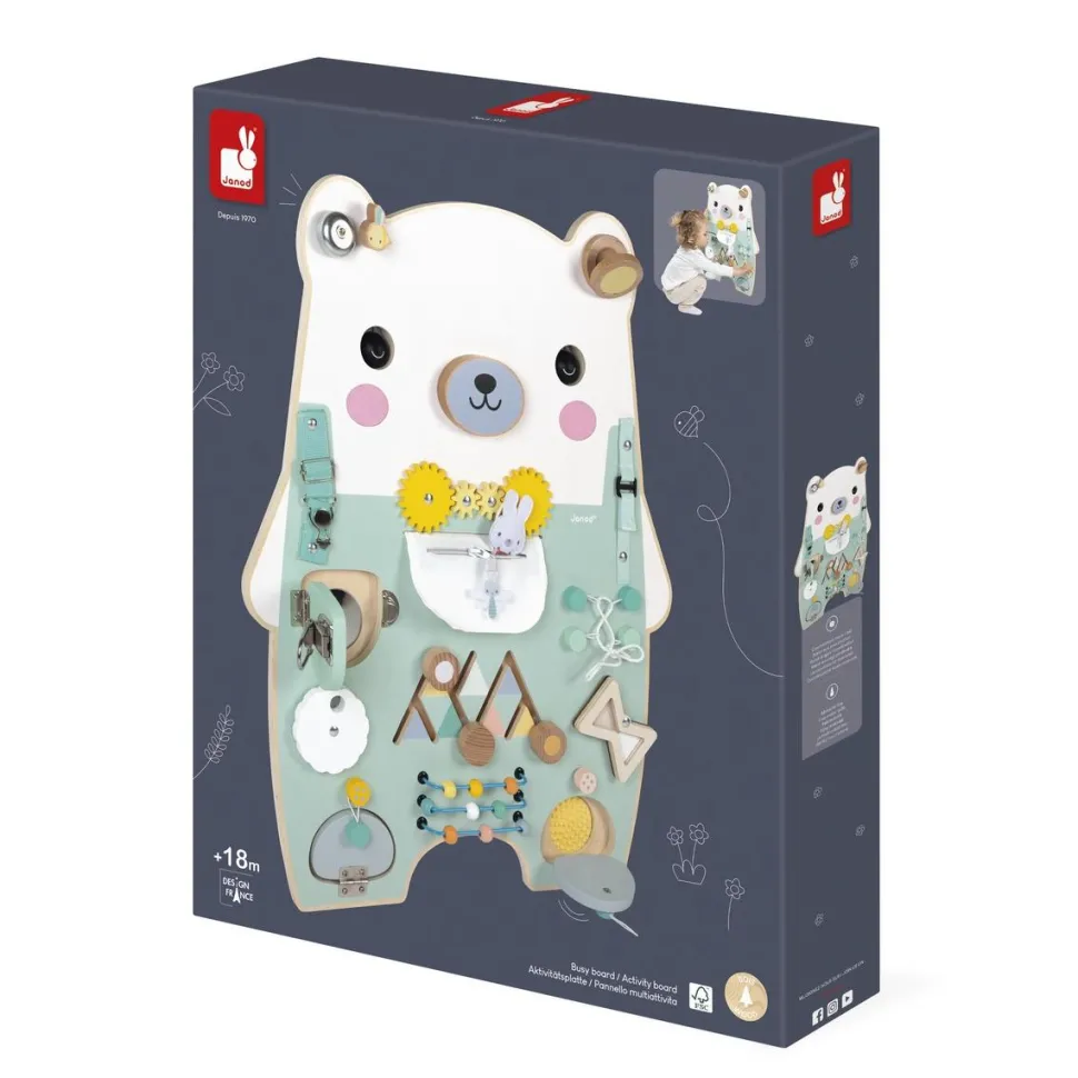 Tableau d'activités ourson gamme pure