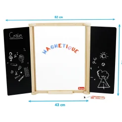 Tableau triptyque des écoliers