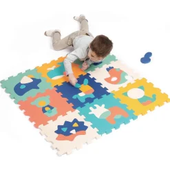 Tapis 9 dalles mousse Animaux
