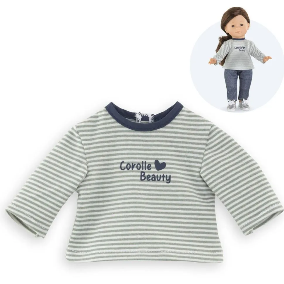 Tee-Shirt rayé manches longues Ma Corolle