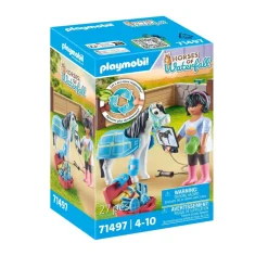Thérapeute et cheval Playmobil Horses of Waterfall 71497