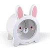 Tirelire En Bois, Forme De Lapin