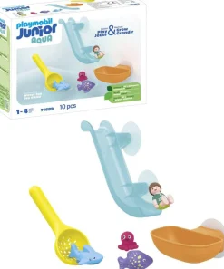 Toboggan aquatique et animaux marins Playmobil junior aqua 71689